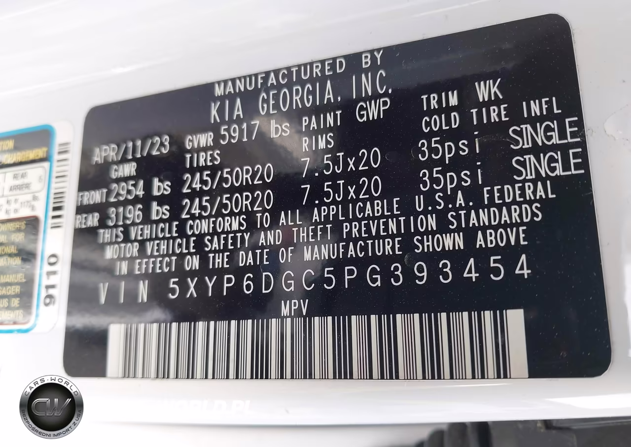 2023 Kia Telluride S VIN:5XYP6DGC5PG393454 - 9