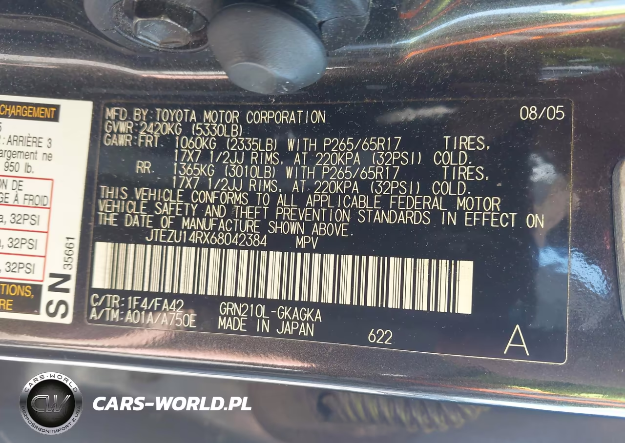 2006 Toyota 4Runner Sr5 V6 VIN:JTEZU14RX68042384 - 9