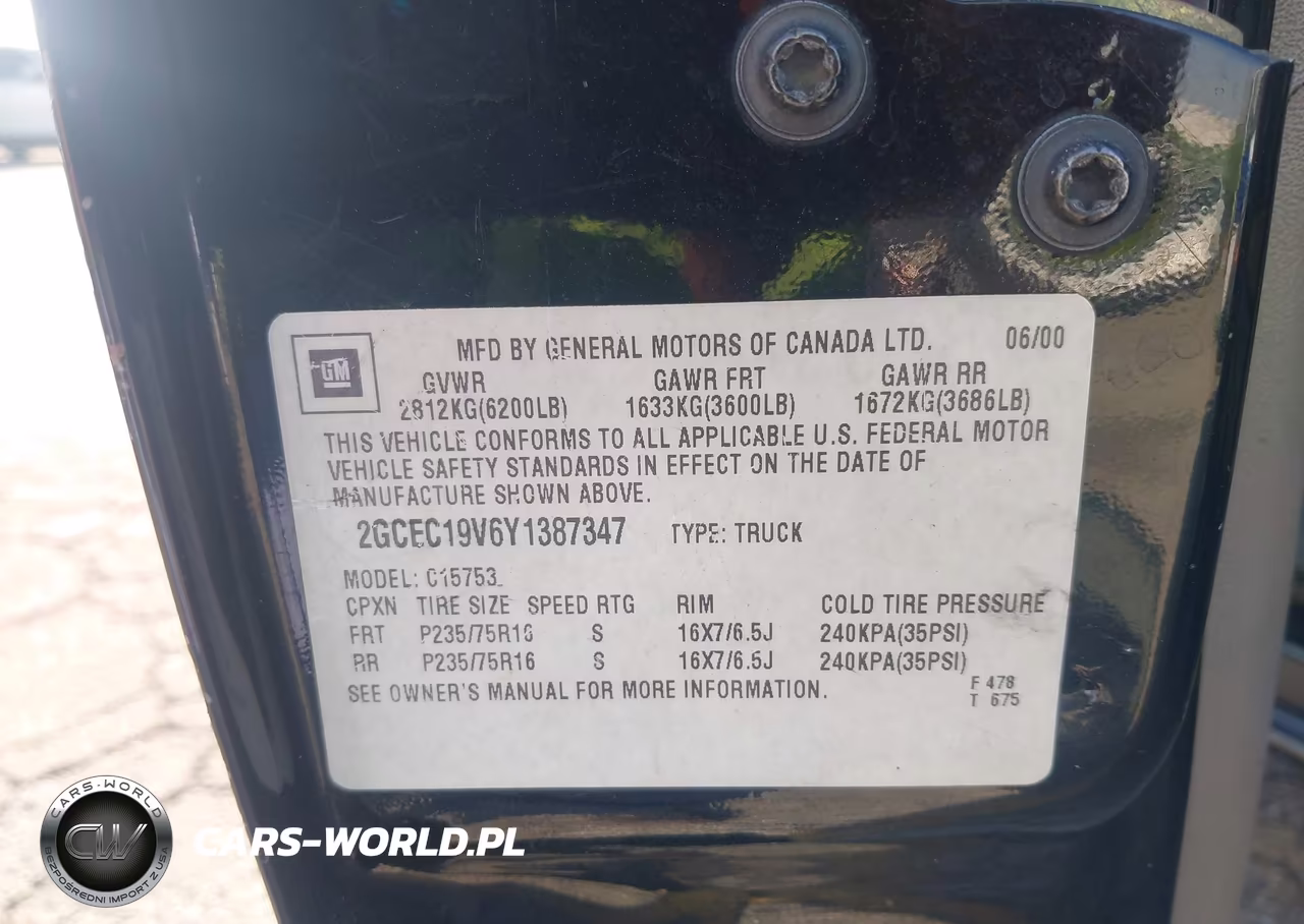 2000 Chevrolet Silverado 1500 Ls VIN:2GCEC19V6Y1387347 - 9