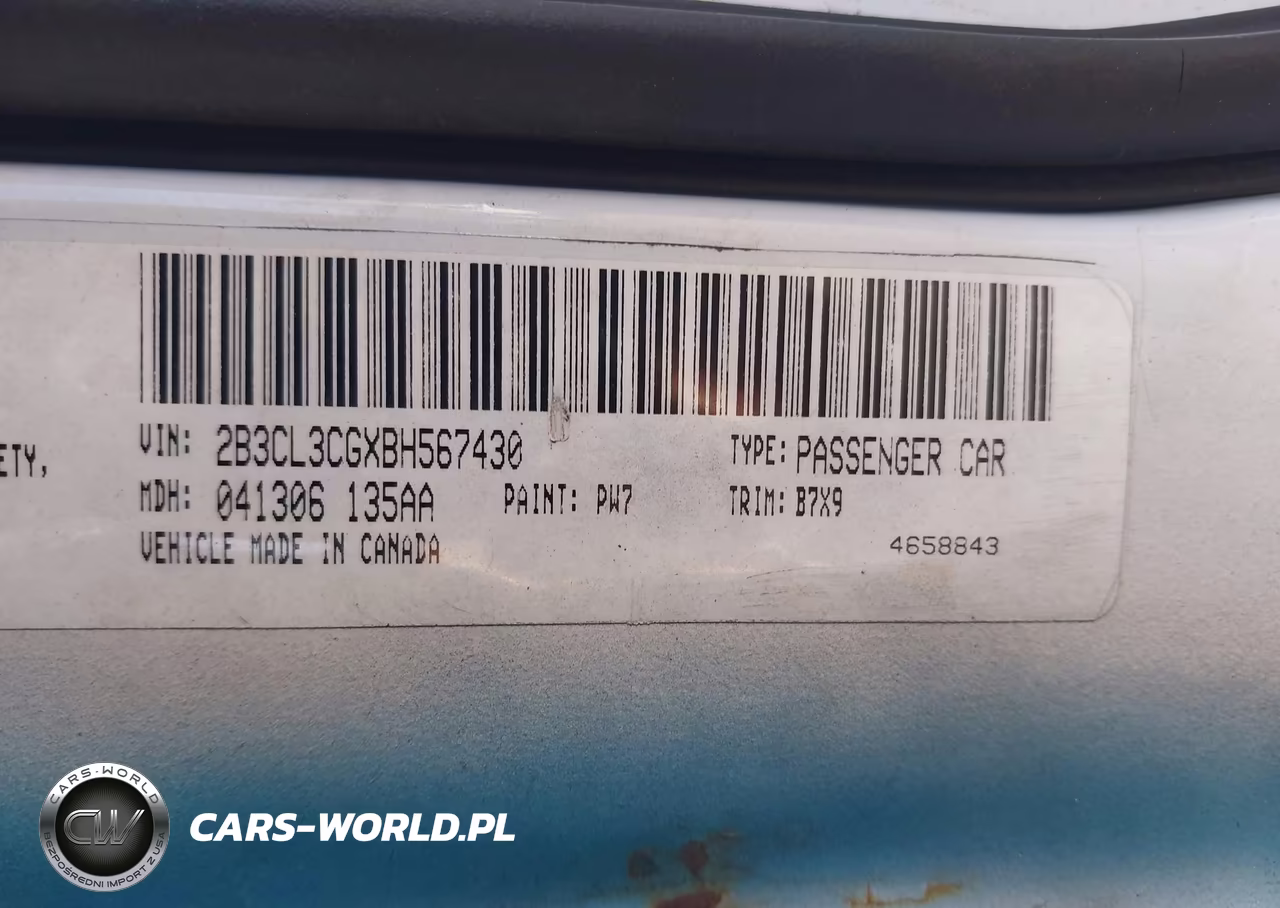 2011 Dodge Charger VIN:2B3CL3CGXBH567430 - 9