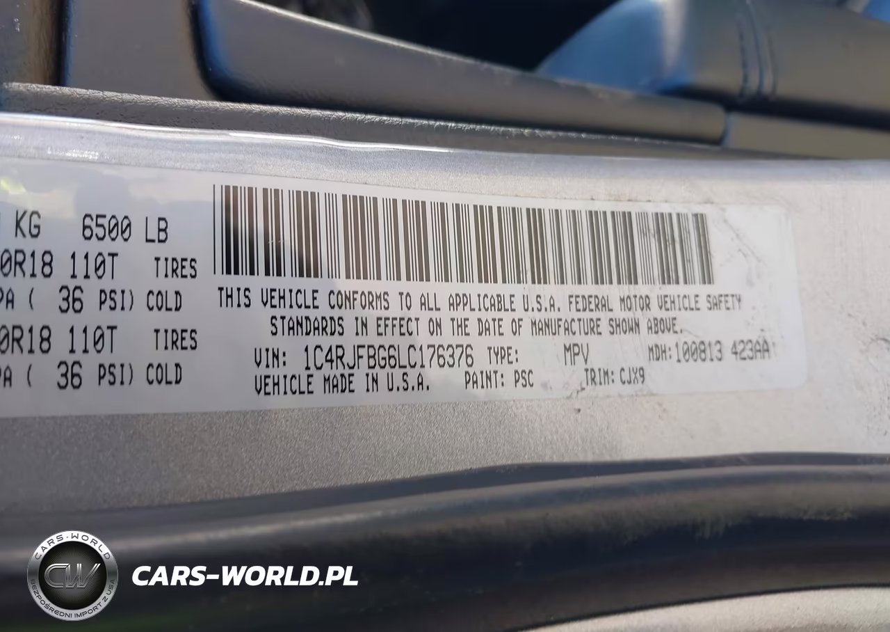 2020 Jeep Grand Cherokee Limited 4X4 VIN:1C4RJFBG6LC176376 - 9