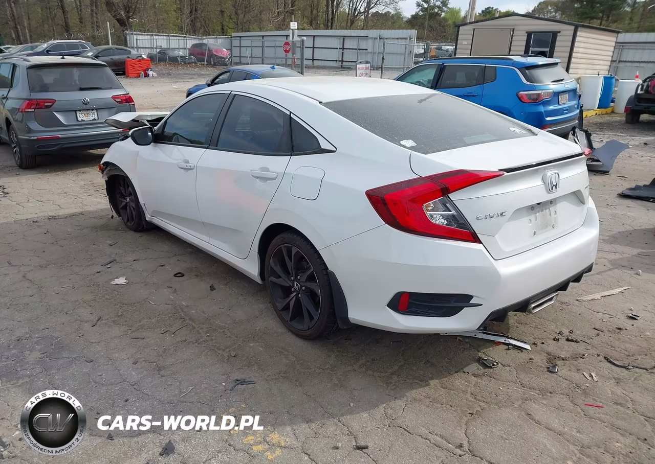2020 Honda Civic Sport VIN:19XFC2F88LE028909 - 3