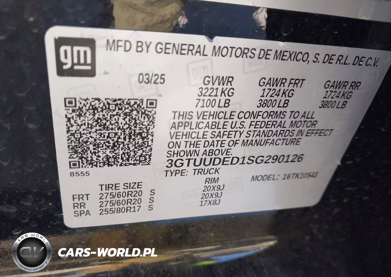 2025 GMC Sierra 1500 4Wd Short Box Slt VIN:3GTUUDED1SG290126 - 9