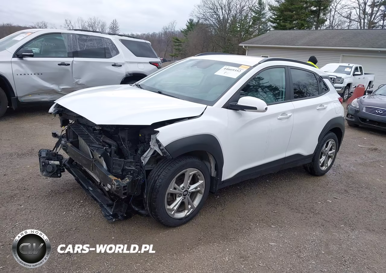 2022 Hyundai Kona Sel VIN:KM8K6CABXNU849976 - 2