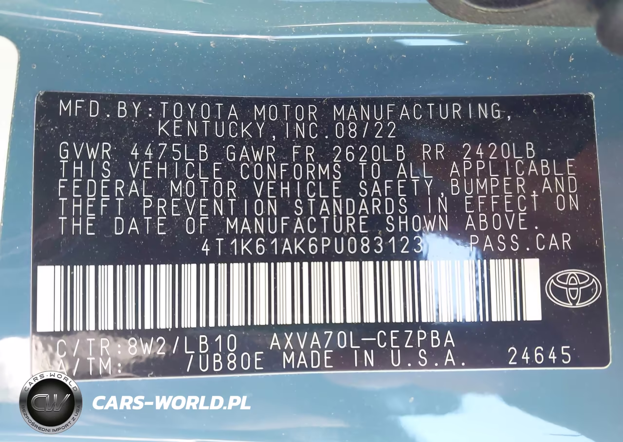 2023 Toyota Camry Xse VIN:4T1K61AK6PU083123 - 9