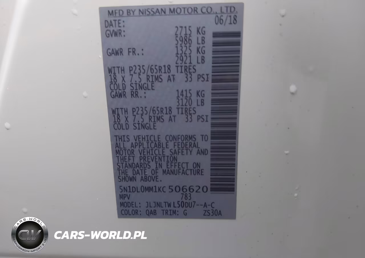 2019 Infiniti Qx60 Luxe VIN:5N1DL0MM1KC506620 - 9