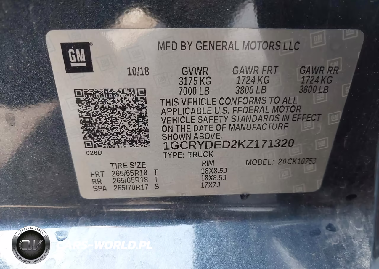 2019 Chevrolet Silverado 1500 Lt VIN:1GCRYDED2KZ171320 - 9