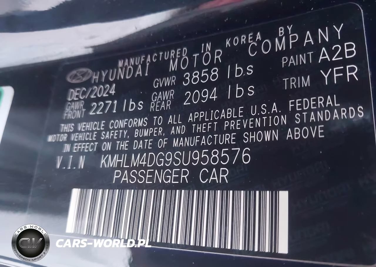 2025 Hyundai Elantra Sel Sport VIN:KMHLM4DG9SU958576 - 9