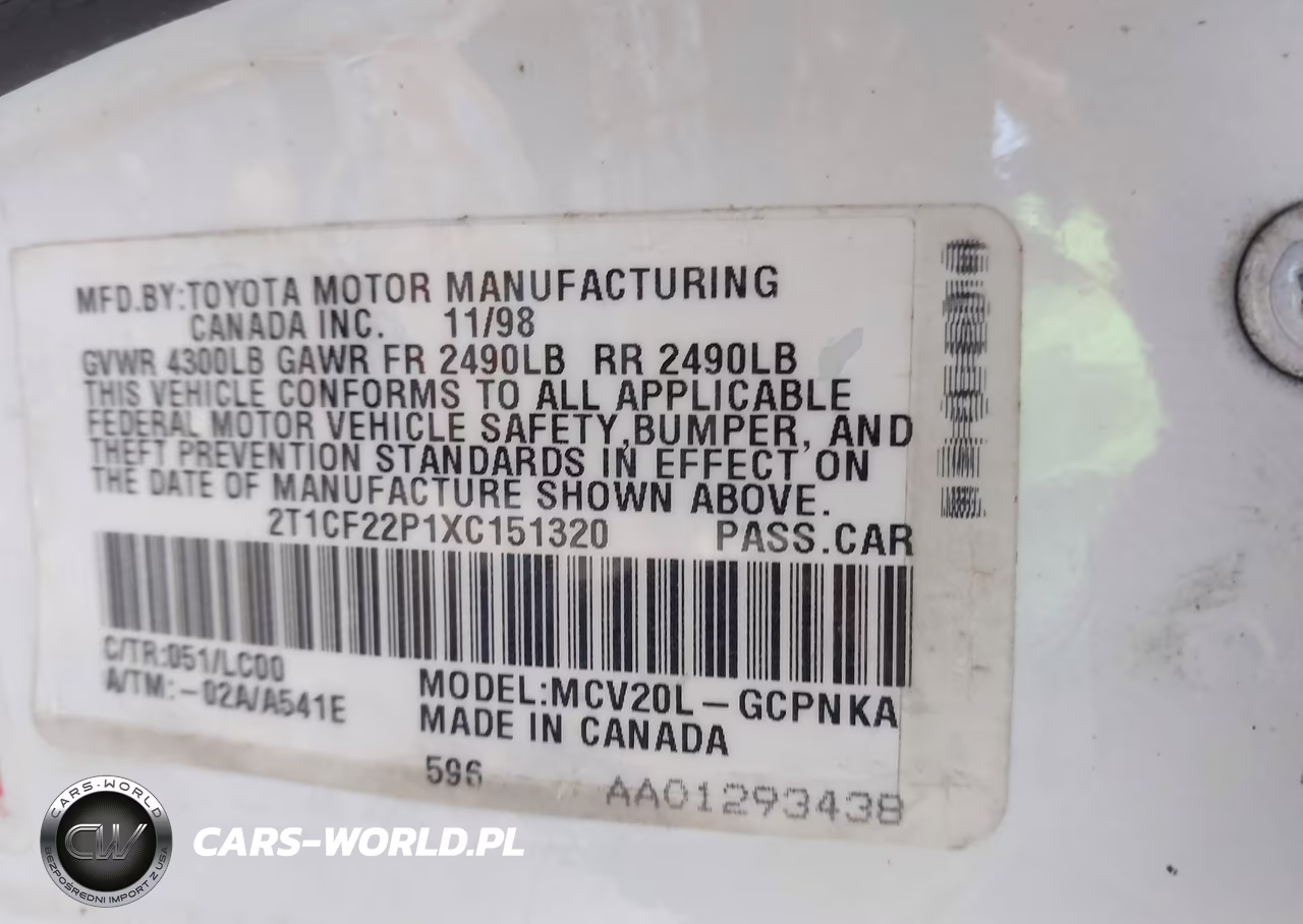 1999 Toyota Camry Solara Sle VIN:2T1CF22P1XC151320 - 9