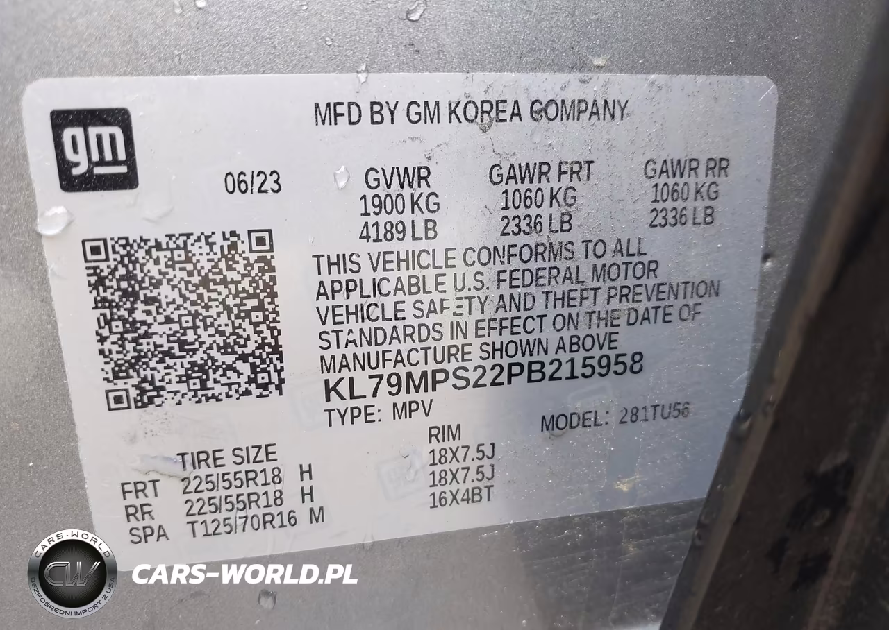 2023 Chevrolet Trailblazer Fwd Lt VIN:KL79MPS22PB215958 - 9