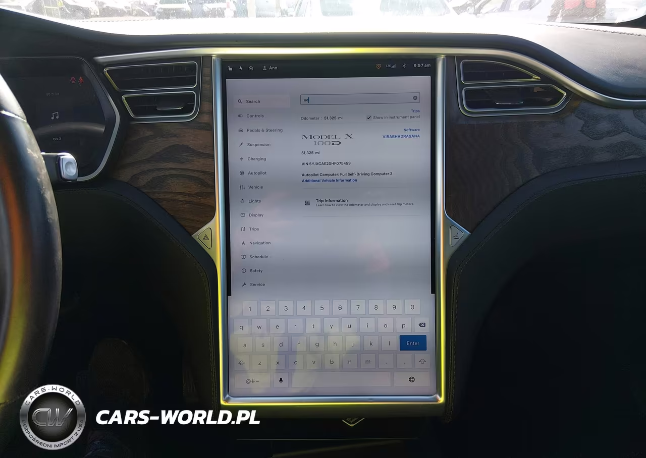 2017 Tesla Model X 100D-75D-90D VIN:5YJXCAE20HF075459 - 18