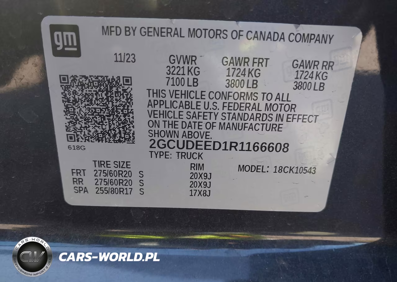 2024 Chevrolet Silverado 1500 4Wd Short Bed Rst VIN:2GCUDEED1R1166608 - 9
