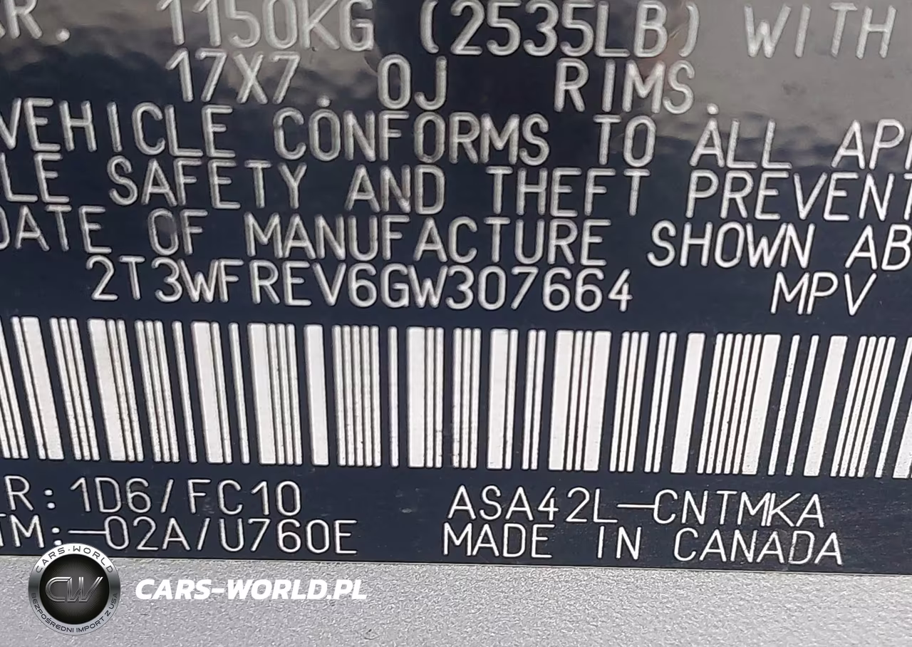 2016 Toyota Rav4 Xle VIN:2T3WFREV6GW307664 - 9
