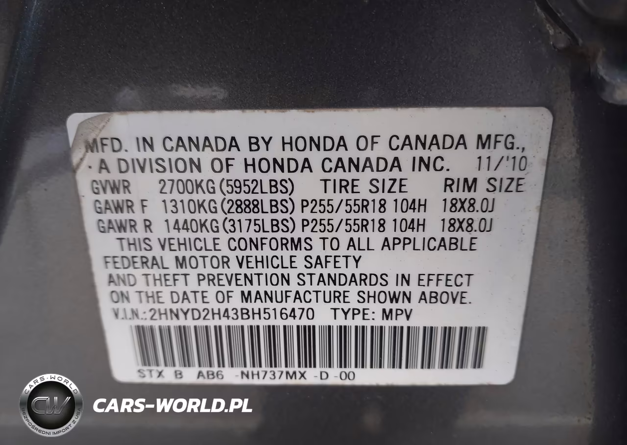 2011 Acura Mdx Technology Package VIN:2HNYD2H43BH516470 - 9