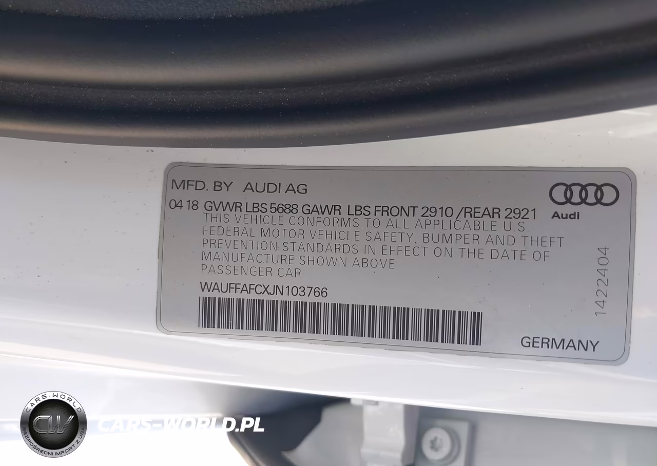 2018 Audi S6 4.0T Premium Plus VIN:WAUFFAFCXJN103766 - 9