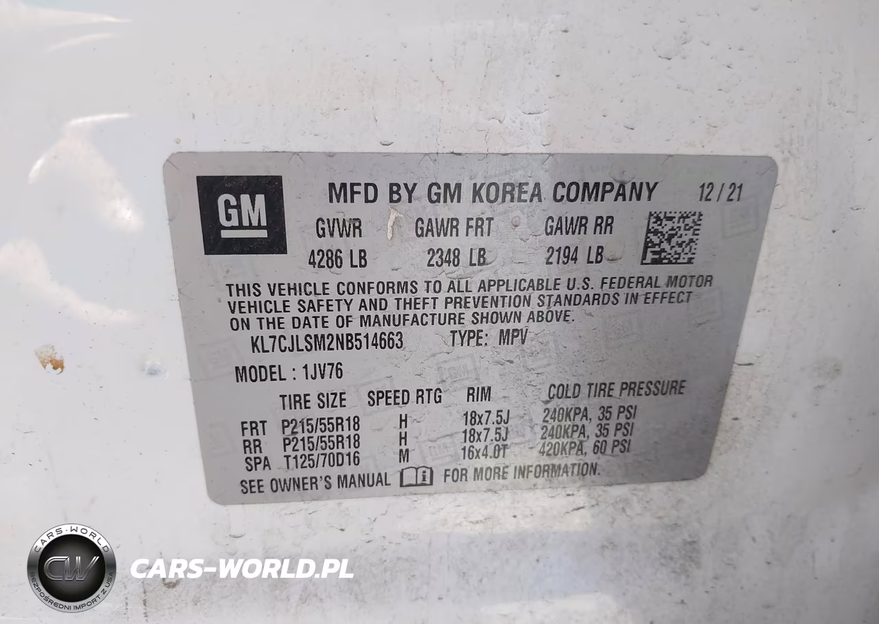 2022 Chevrolet Trax Fwd Lt VIN:KL7CJLSM2NB514663 - 9