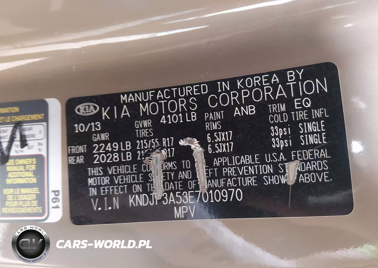 2014 Kia Soul + VIN:KNDJP3A53E7010970 - 9