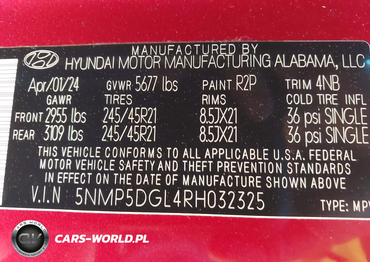 2024 Hyundai Santa Fe Calligraphy VIN:5NMP5DGL4RH032325 - 9