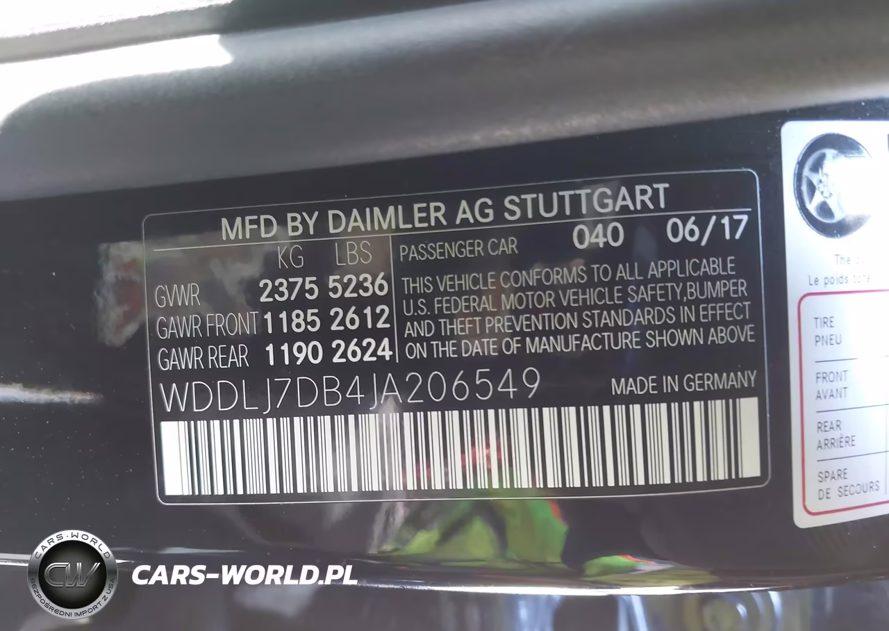 2018 Mercedes-Benz Cls 550 VIN:WDDLJ7DB4JA206549 - 9