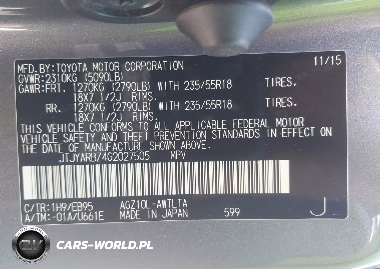 2016 Lexus Nx 200T F Sport VIN:JTJYARBZ4G2027505 - 9