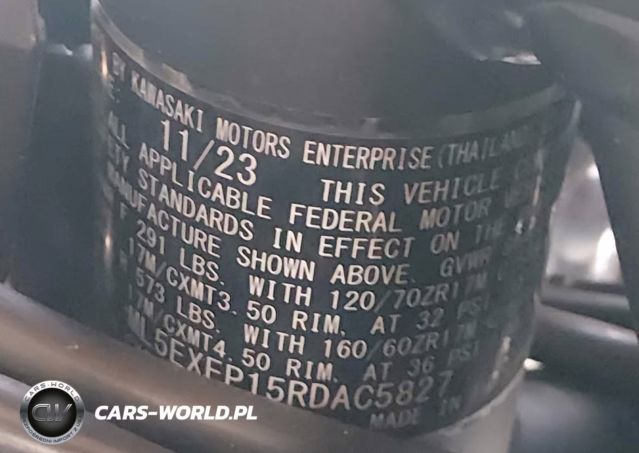 2024 Kawasaki Ex650 P VIN:ML5EXEP15RDAC5827 - 10