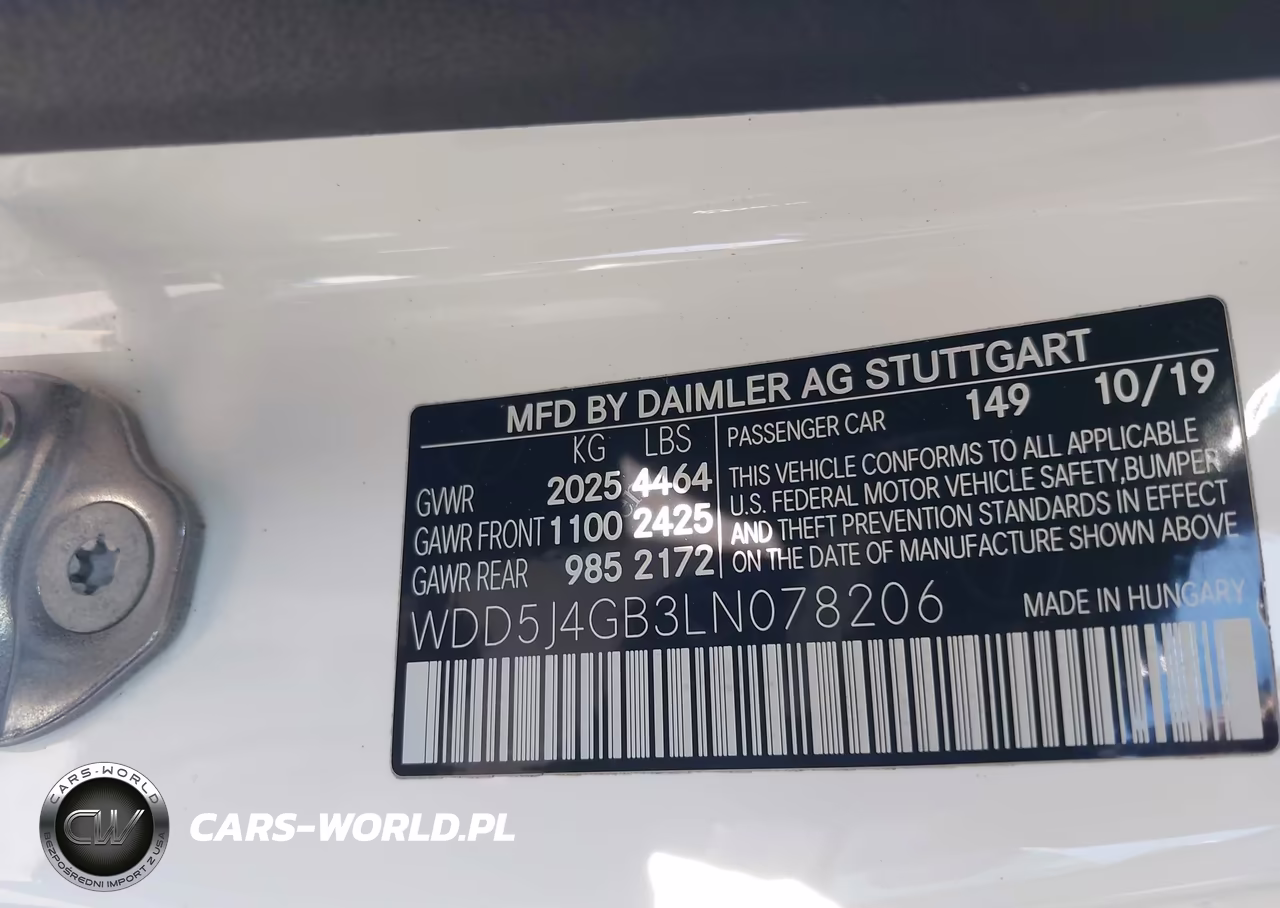 2020 Mercedes-Benz Cla 250 VIN:WDD5J4GB3LN078206 - 9