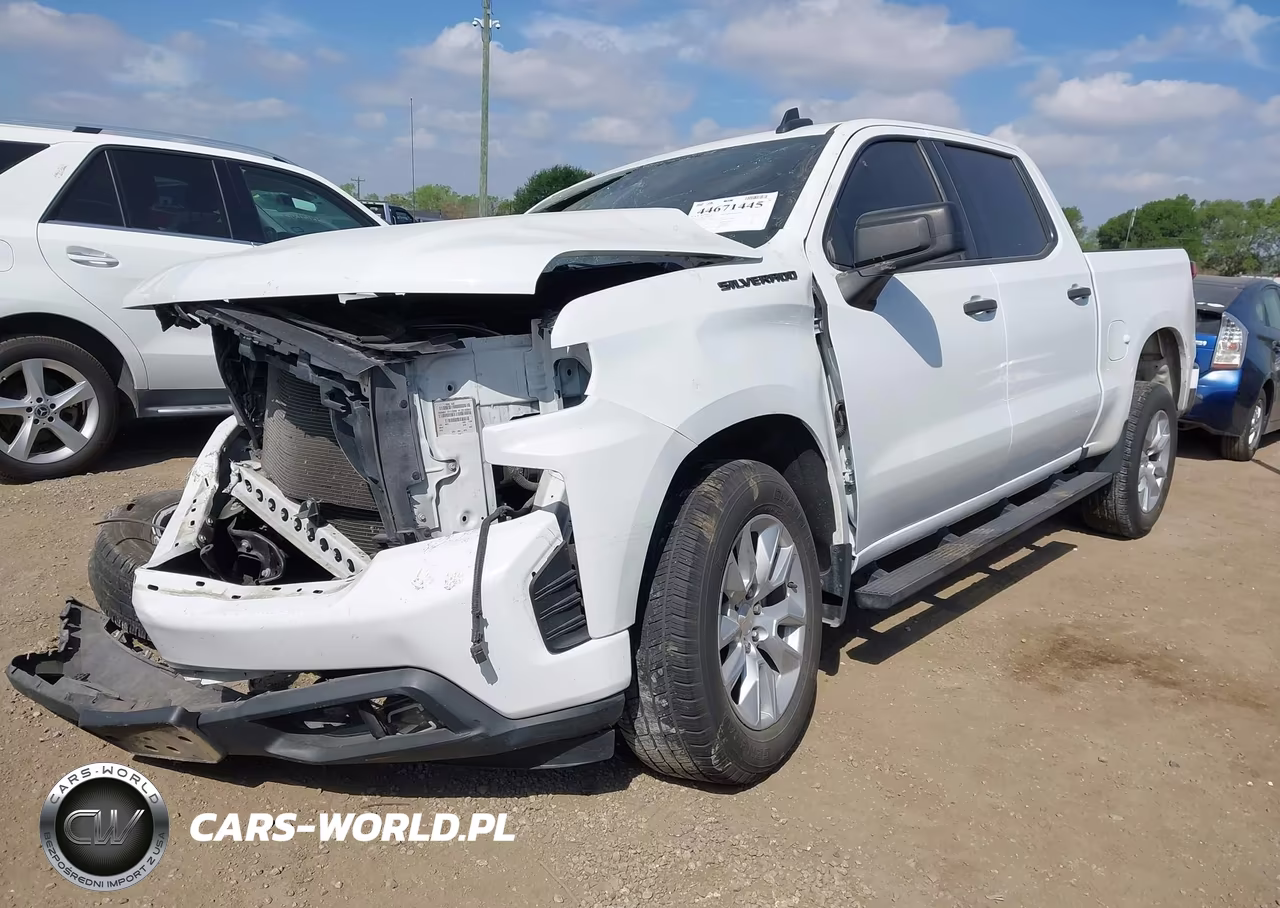 2021 Chevrolet Silverado 1500 2Wd Short Bed Custom VIN:1GCPWBEH8MZ115177 - 2