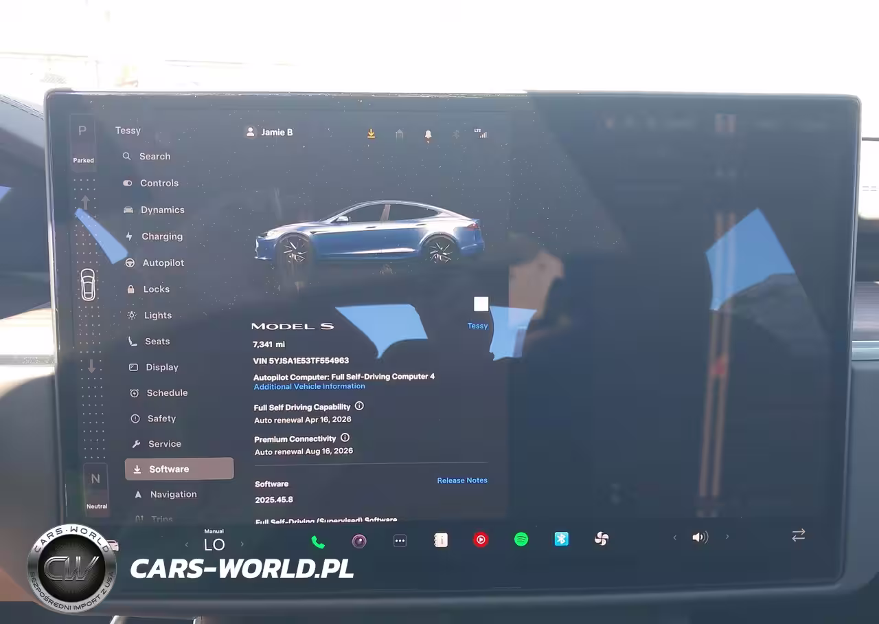2026 Tesla Model S All-Wheel Drive VIN:5YJSA1E53TF554963 - 7
