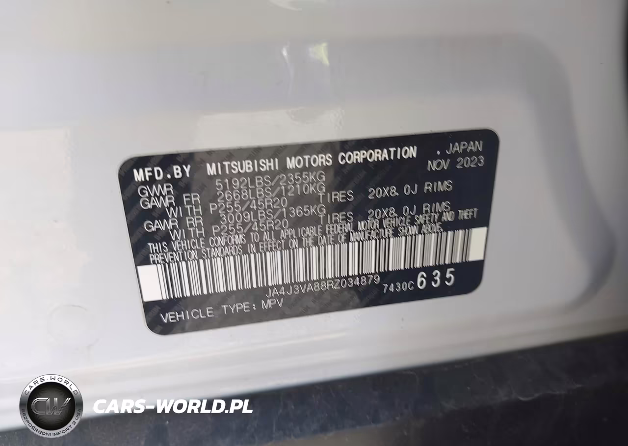 2024 Mitsubishi Outlander Se 2.5 2Wd-Se Black Edition S-Awc-Se Black Edition W-Pano Roof S-Awc VIN:JA4J3VA88RZ034879 - 9