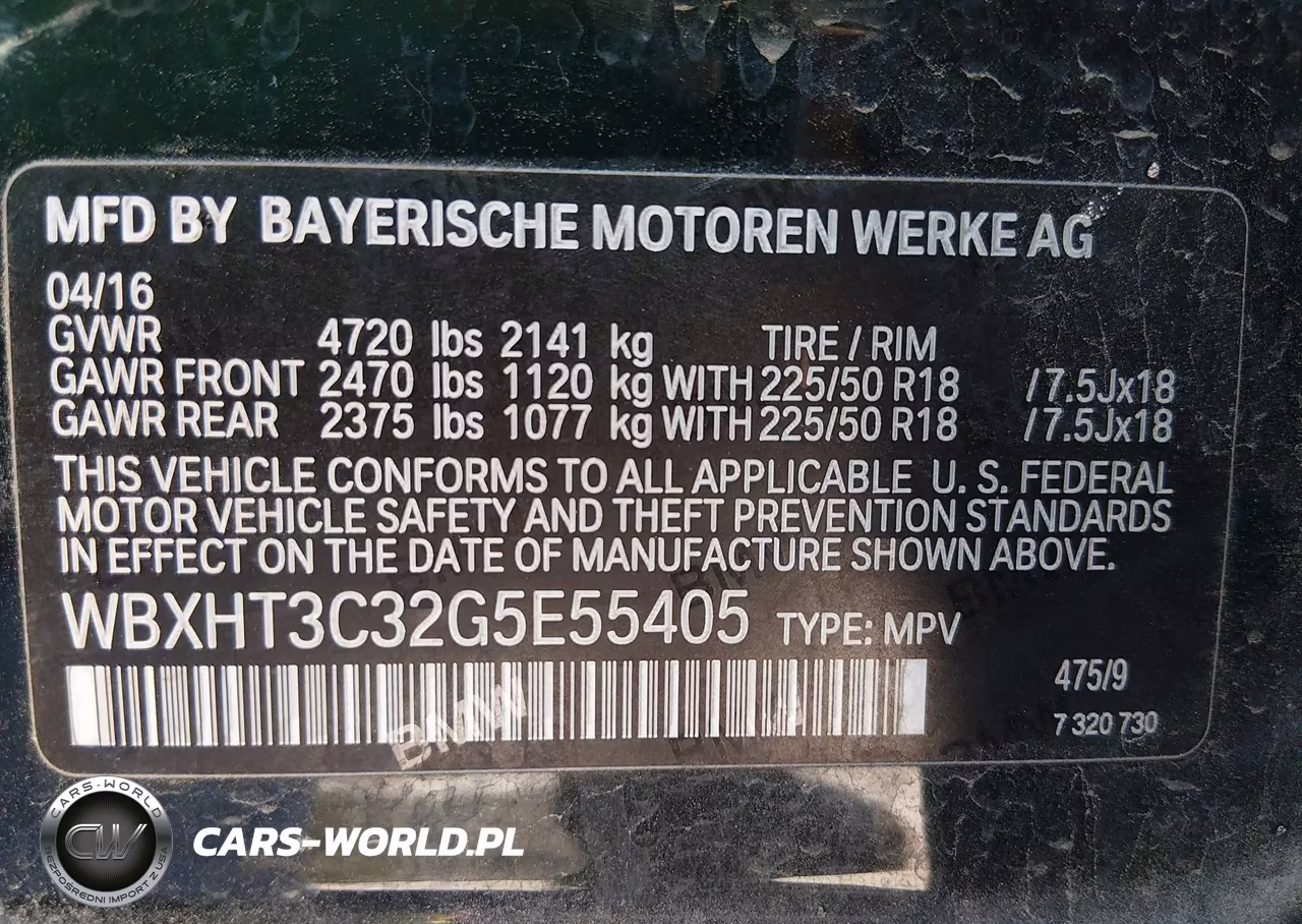 2016 BMW X1 xDrive28I VIN:WBXHT3C32G5E55405 - 9