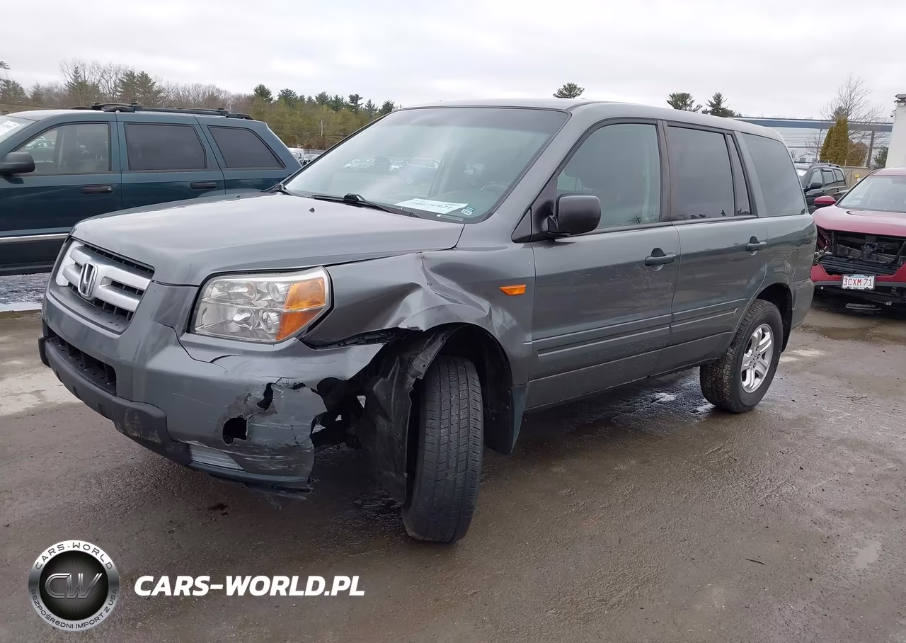 2007 Honda Pilot Lx VIN:5FNYF18187B026684 - 2