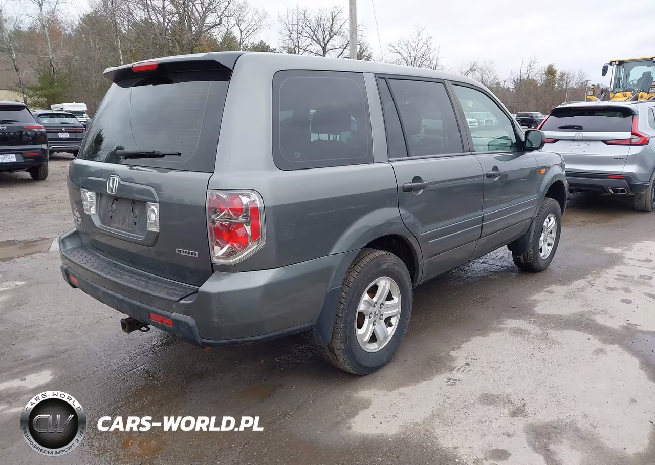 2007 Honda Pilot Lx VIN:5FNYF18187B026684 - 4