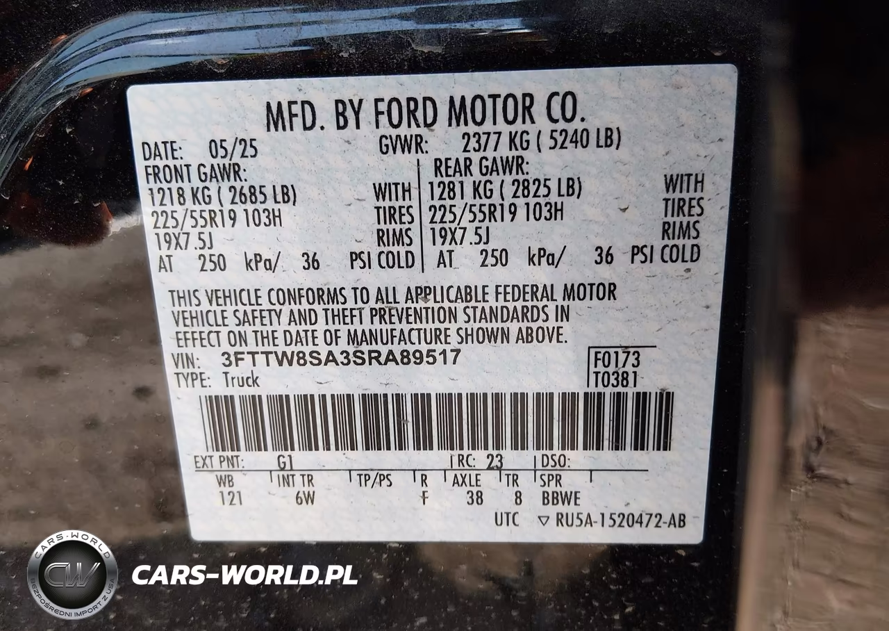 2025 Ford Maverick Lariat VIN:3FTTW8SA3SRA89517 - 9