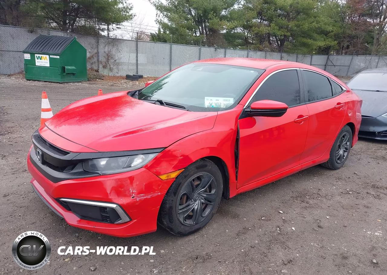 2019 Honda Civic Lx VIN:2HGFC2F65KH592519 - 2