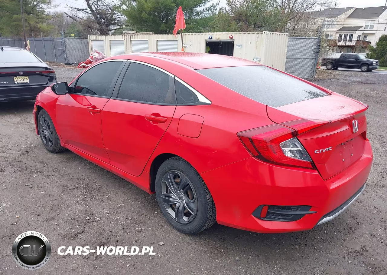 2019 Honda Civic Lx VIN:2HGFC2F65KH592519 - 3