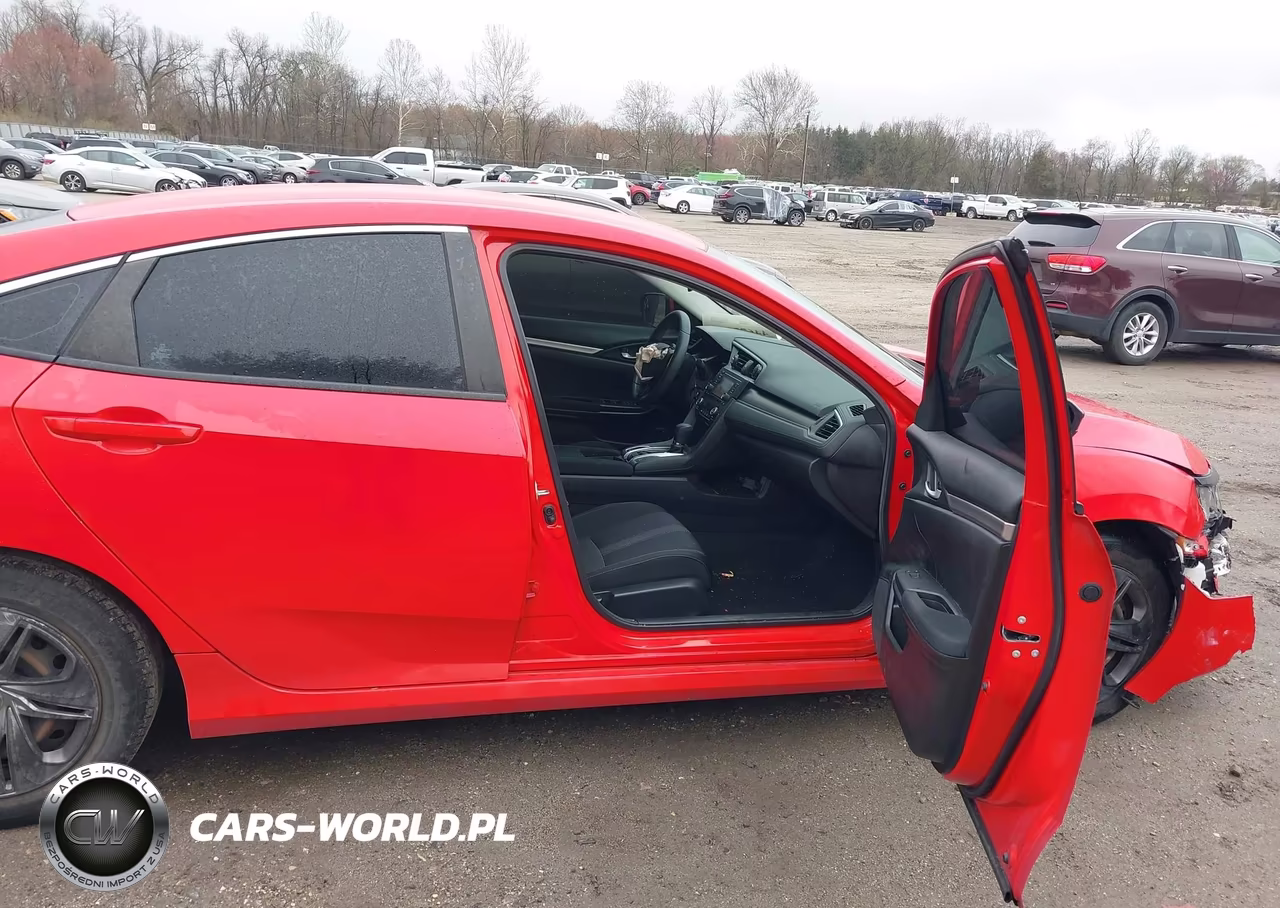 2019 Honda Civic Lx VIN:2HGFC2F65KH592519 - 5