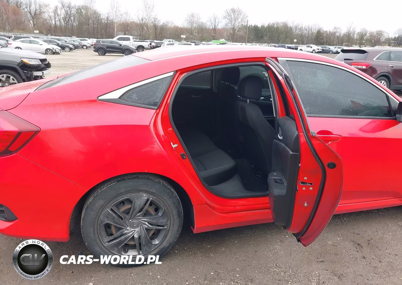 2019 Honda Civic Lx VIN:2HGFC2F65KH592519 - 8