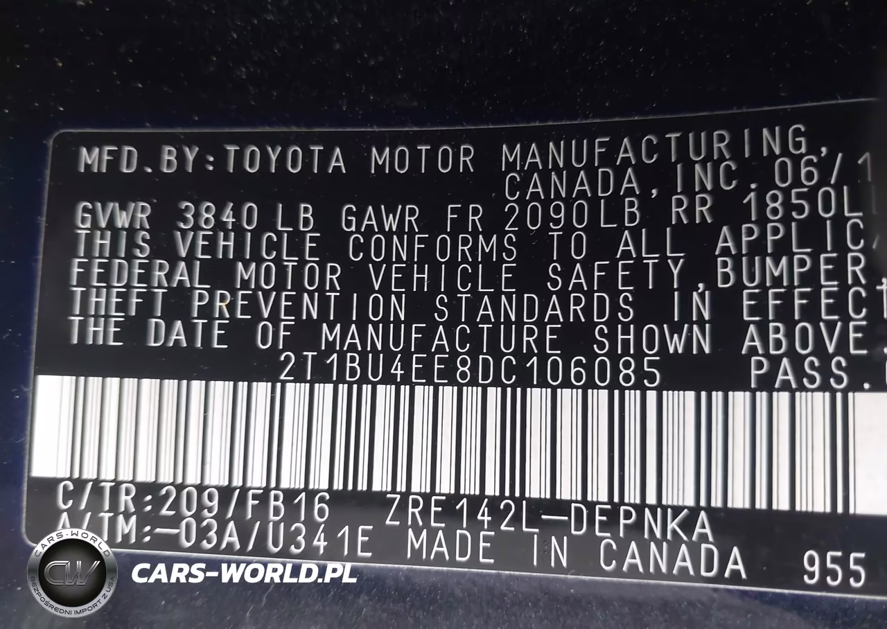 2013 Toyota Corolla Le VIN:2T1BU4EE8DC106085 - 9