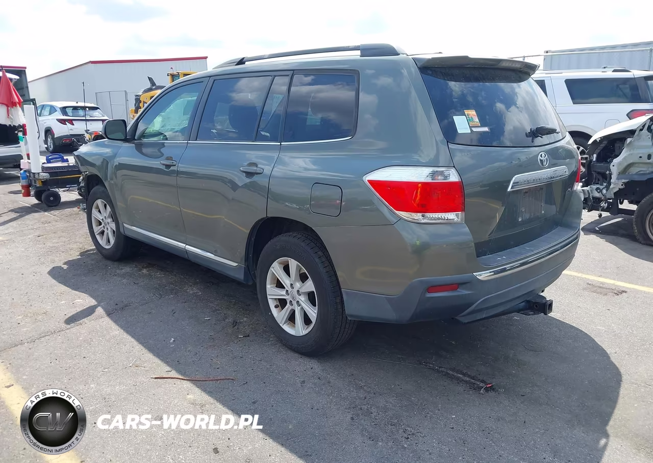 2013 Toyota Highlander Se V6 VIN:5TDZK3EH3DS123442 - 3