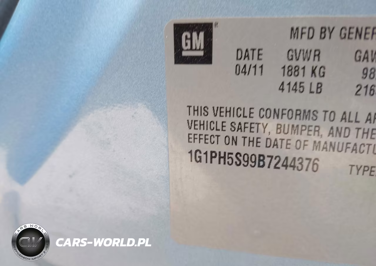 2011 Chevrolet Cruze Ltz VIN:1G1PH5S99B7244376 - 9