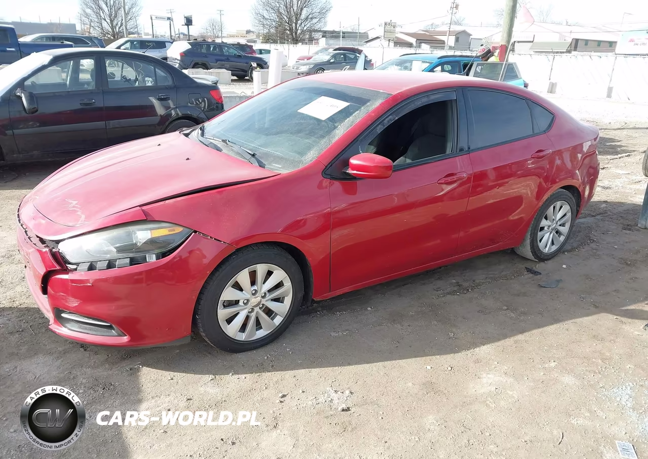2014 Dodge Dart Sxt VIN:1C3CDFBB1ED668848 - 2