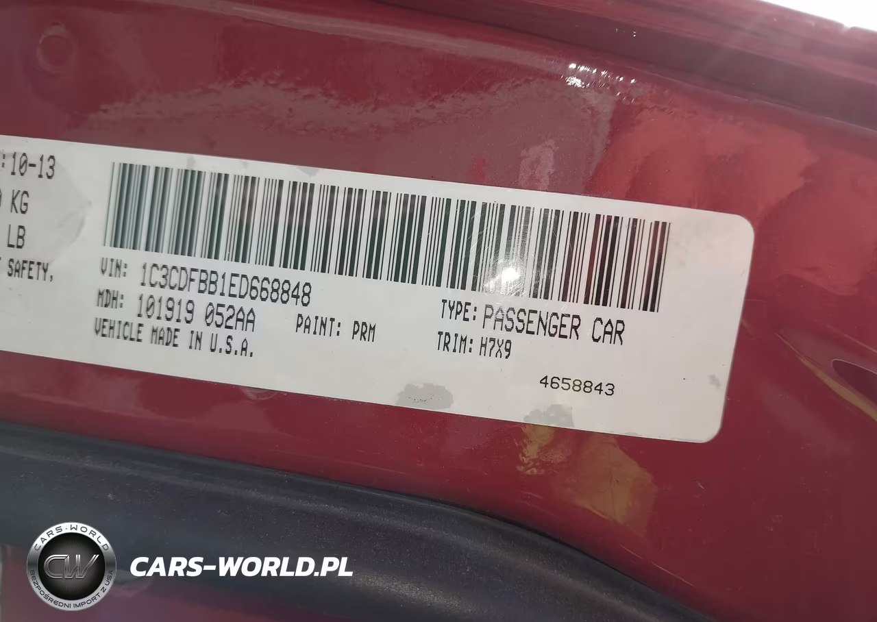 2014 Dodge Dart Sxt VIN:1C3CDFBB1ED668848 - 9