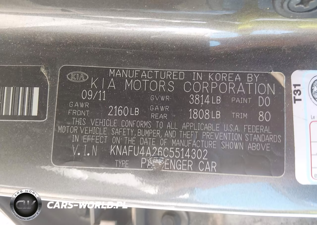 2012 Kia Forte Ex VIN:KNAFU4A26C5514302 - 9