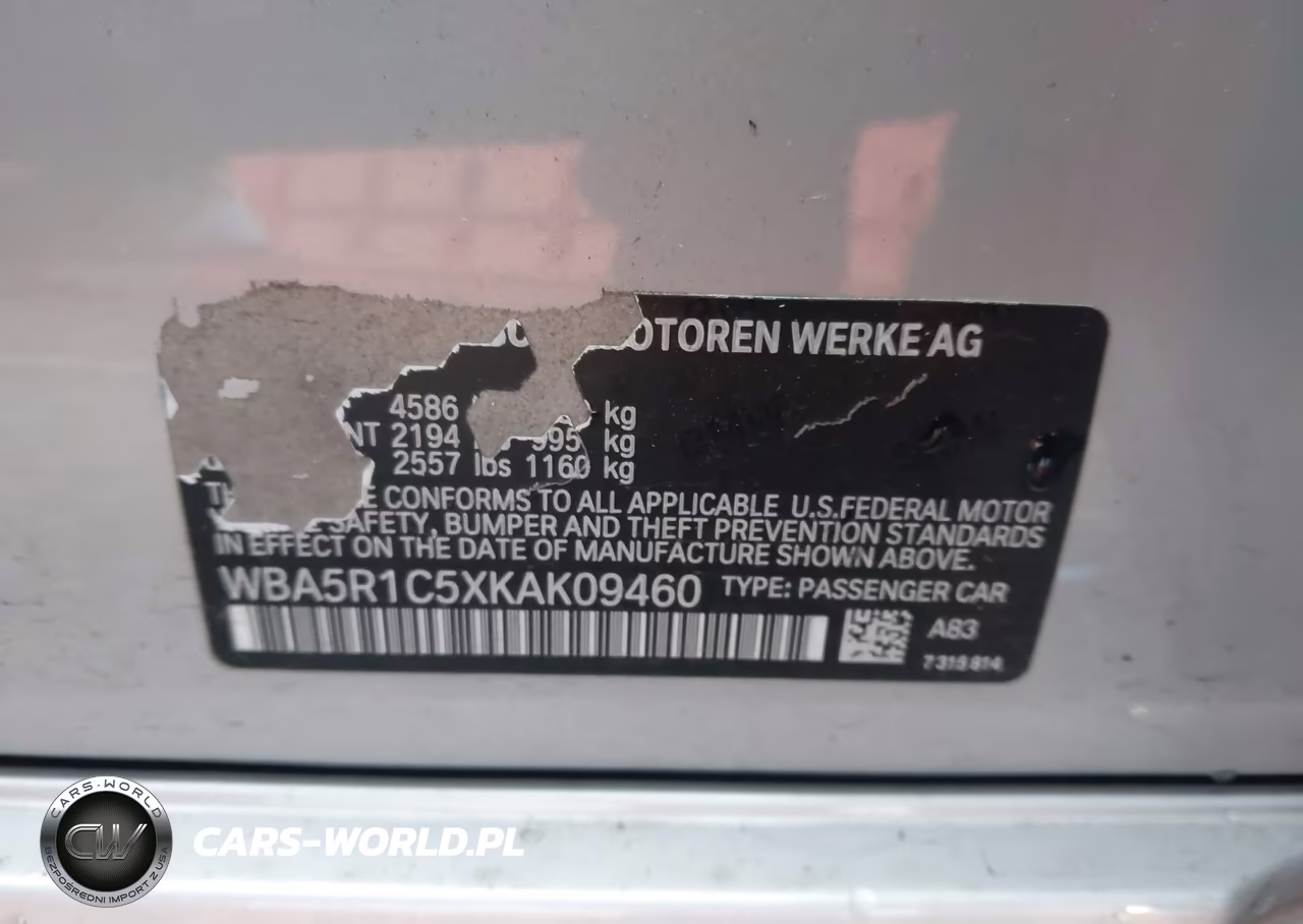 2019 BMW 330I VIN:WBA5R1C5XKAK09460 - 9