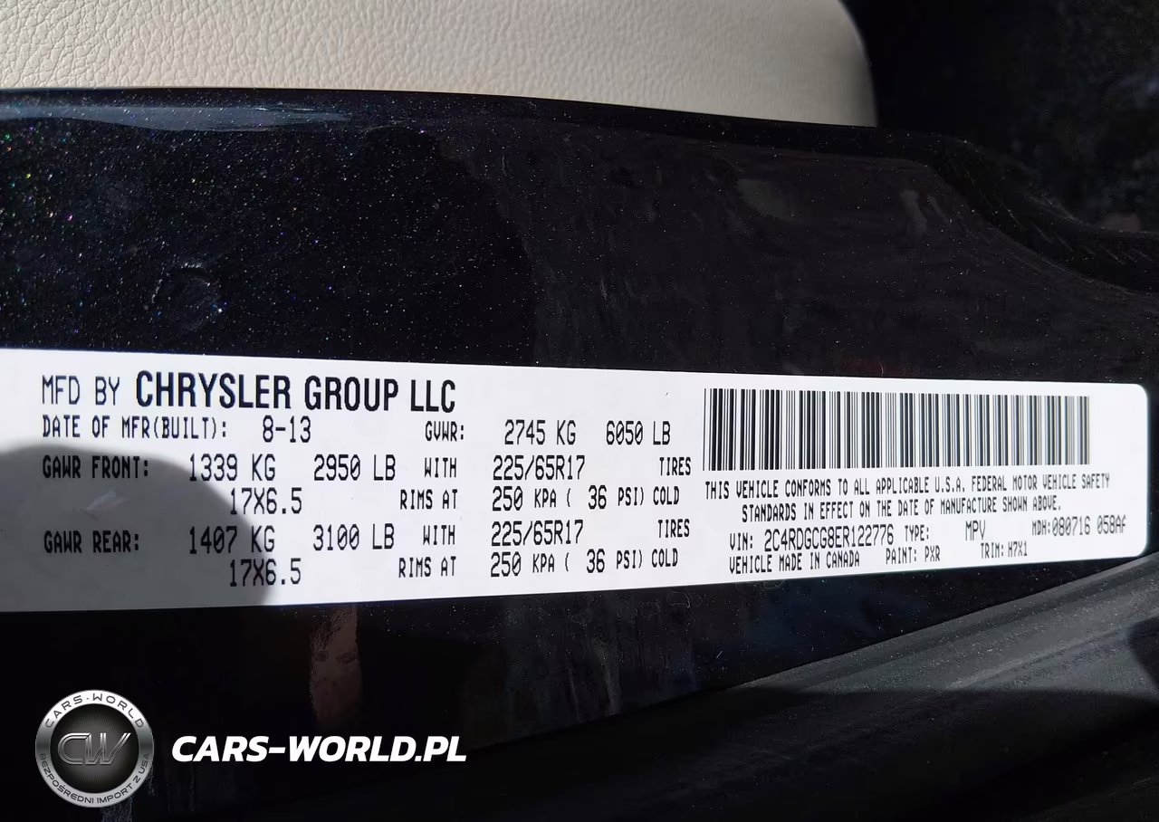 2014 Dodge Grand Caravan Sxt VIN:2C4RDGCG8ER122776 - 9