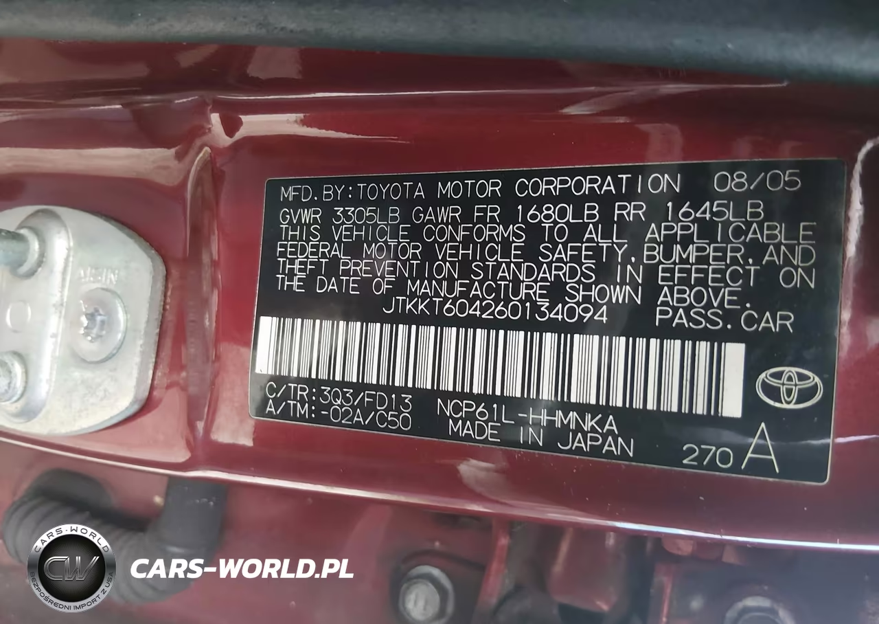 2006 Scion Xa VIN:JTKKT604260134094 - 9