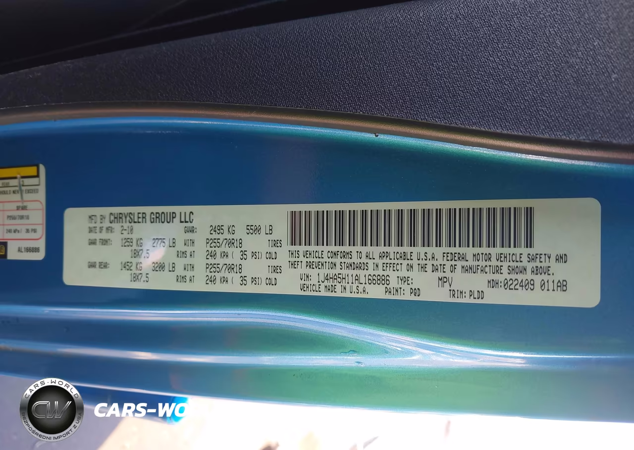 2010 Jeep Wrangler Unlimited Sahara VIN:1J4HA5H11AL166886 - 9
