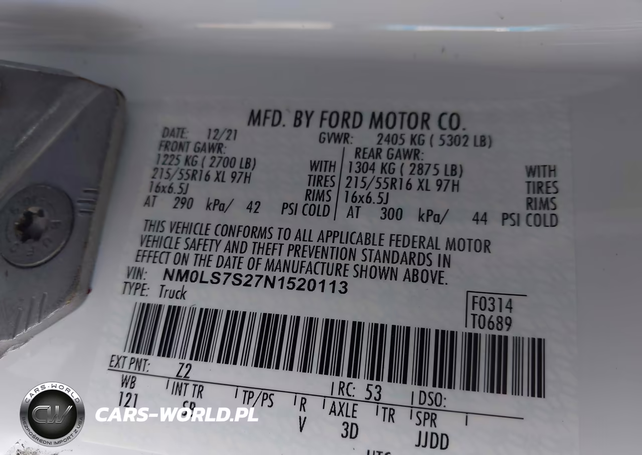 2022 Ford Transit Connect Xl VIN:NM0LS7S27N1520113 - 9