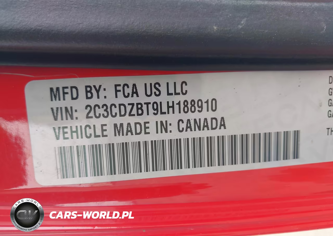 2020 Dodge Challenger R-T VIN:2C3CDZBT9LH188910 - 9
