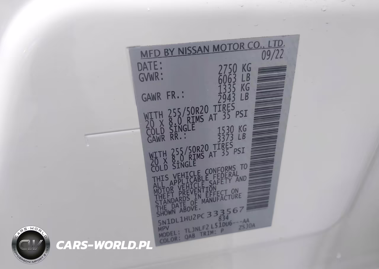 2023 Infiniti Qx60 Autograph Awd VIN:5N1DL1HU2PC333567 - 9